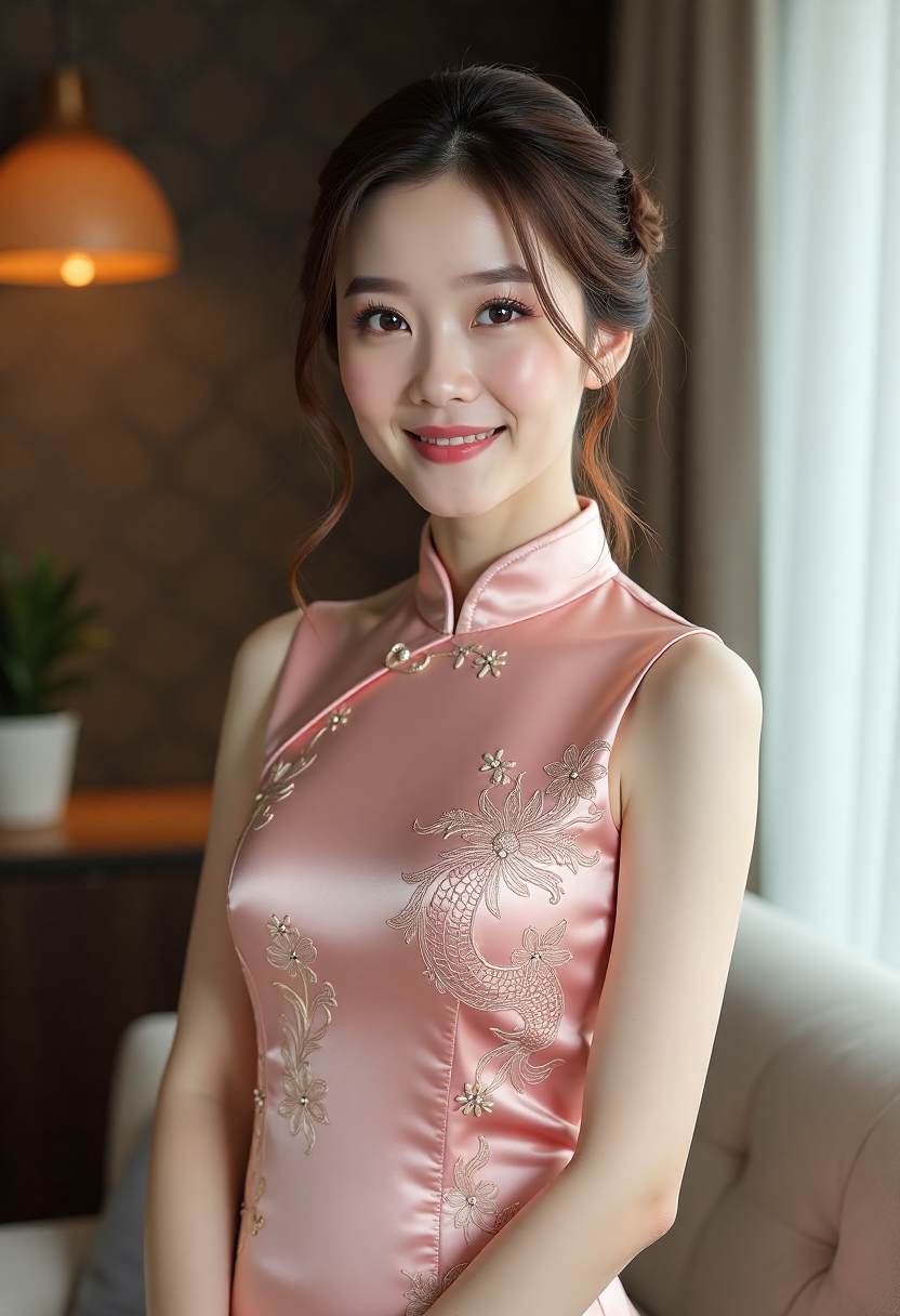 玻璃幕墙后的灯